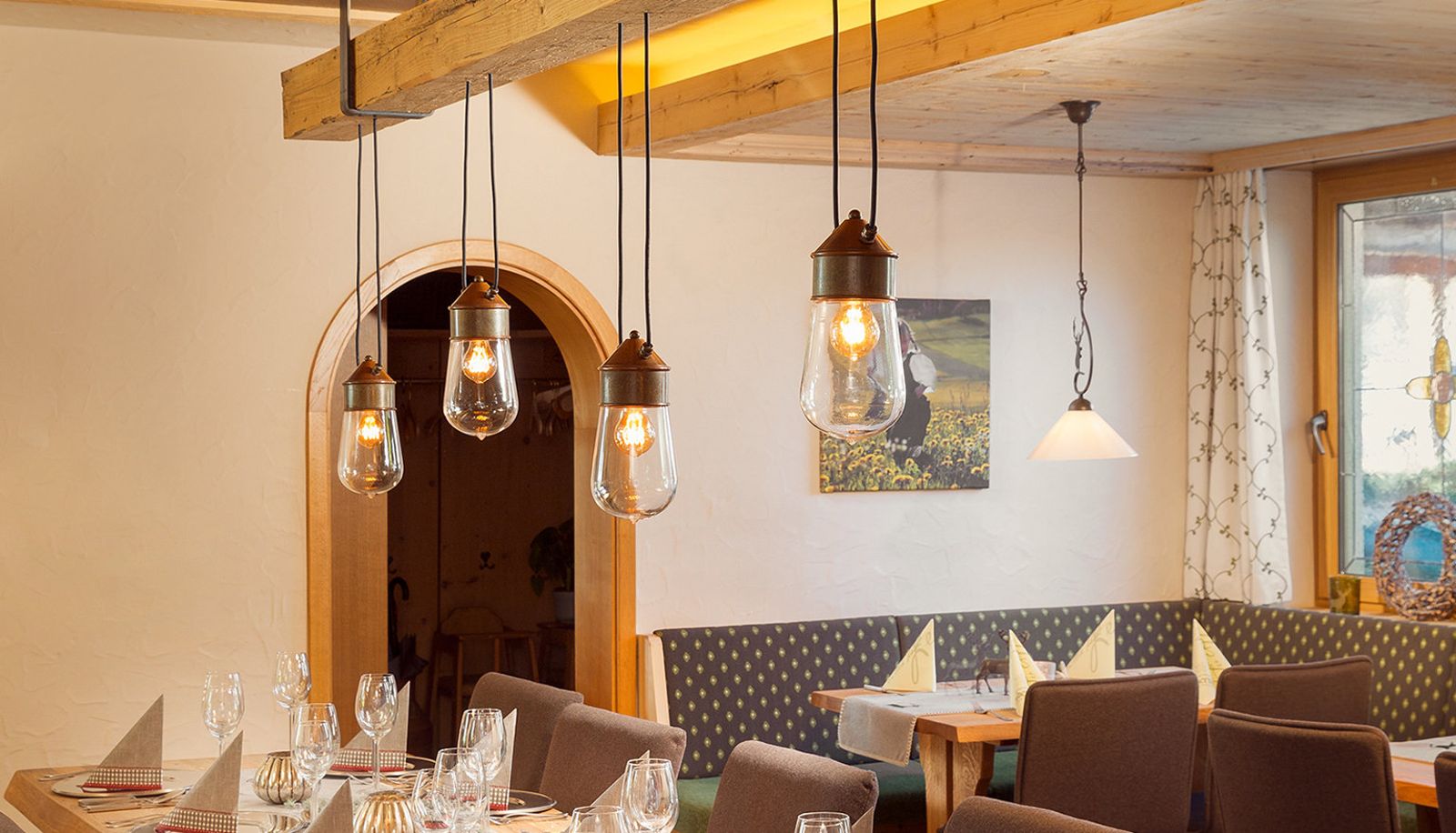 Breakfast room within the restaurant - Hubertus Apfeltrang