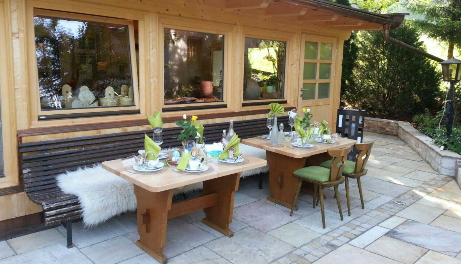Zewnętrzna część hotelu - Denggenhof B&B Pension