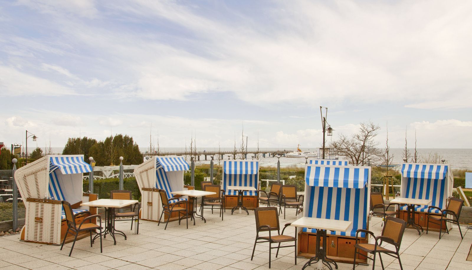 Terasse - Germania Promenadenhotel