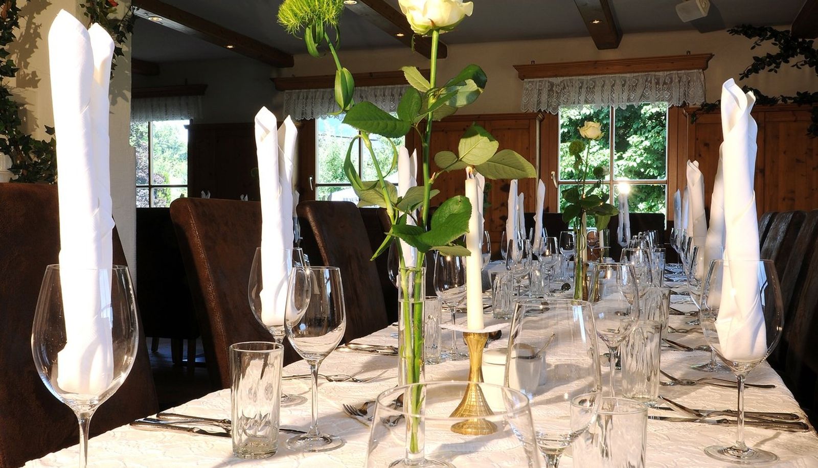 Frühstücksraum innerhalb des Restaurants - Scheffer´s Hotel