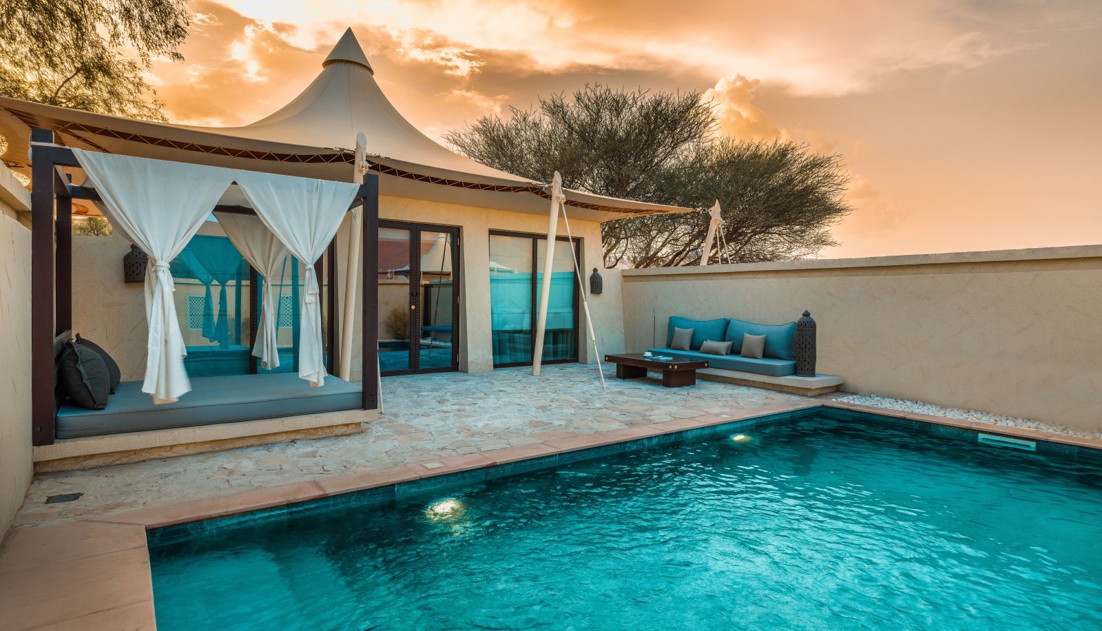 Camera con vista piscina - Desert Night Resort