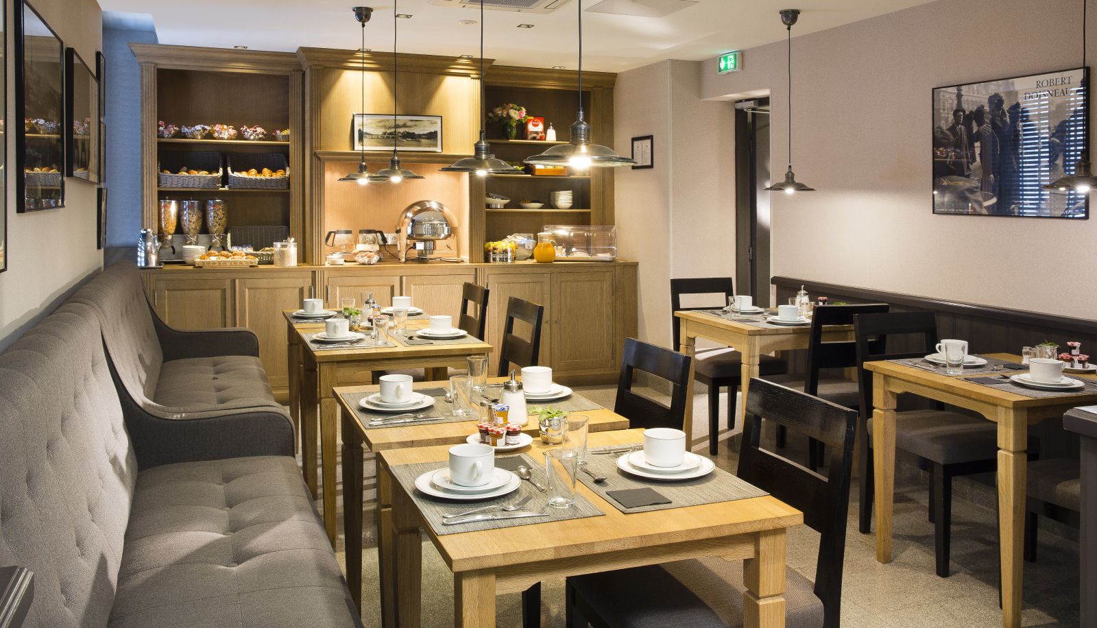 Salle de petit-déjeuner - Hotel Albert 1er
