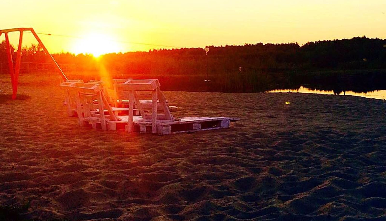 Plaża - Obok-Lasu