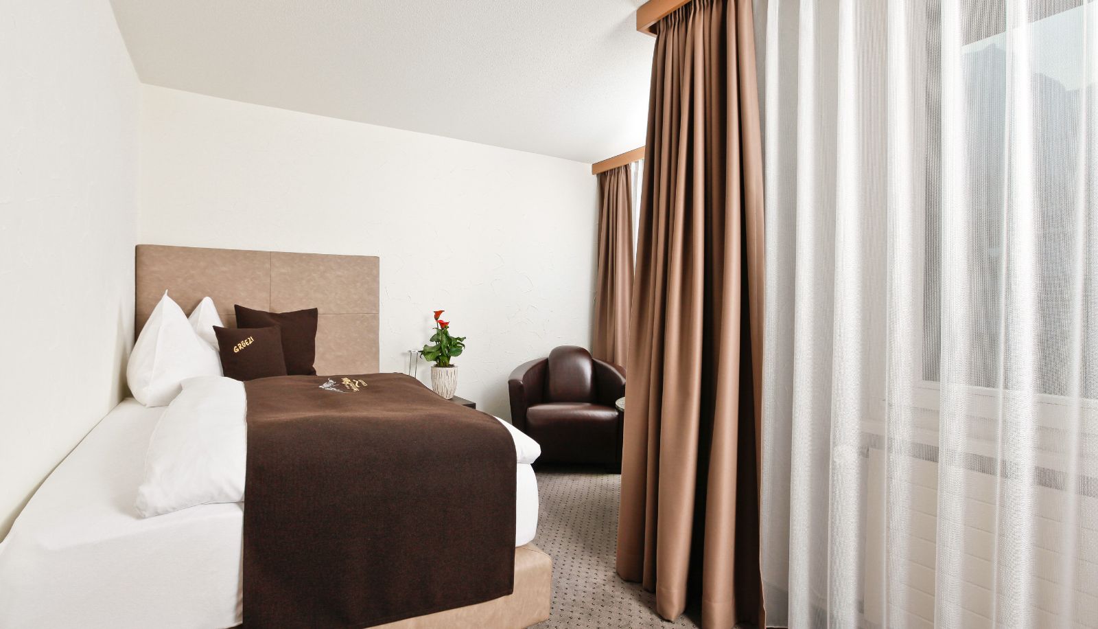 Economy-Zimmer (Einzel) - Seehotel Pilatus