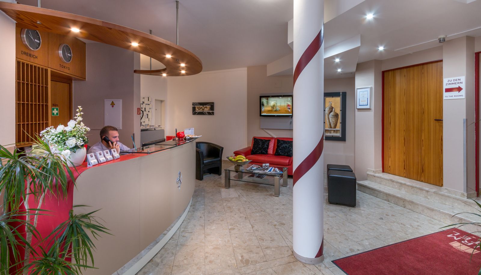 Reception - Turm Hotel Rhein Main