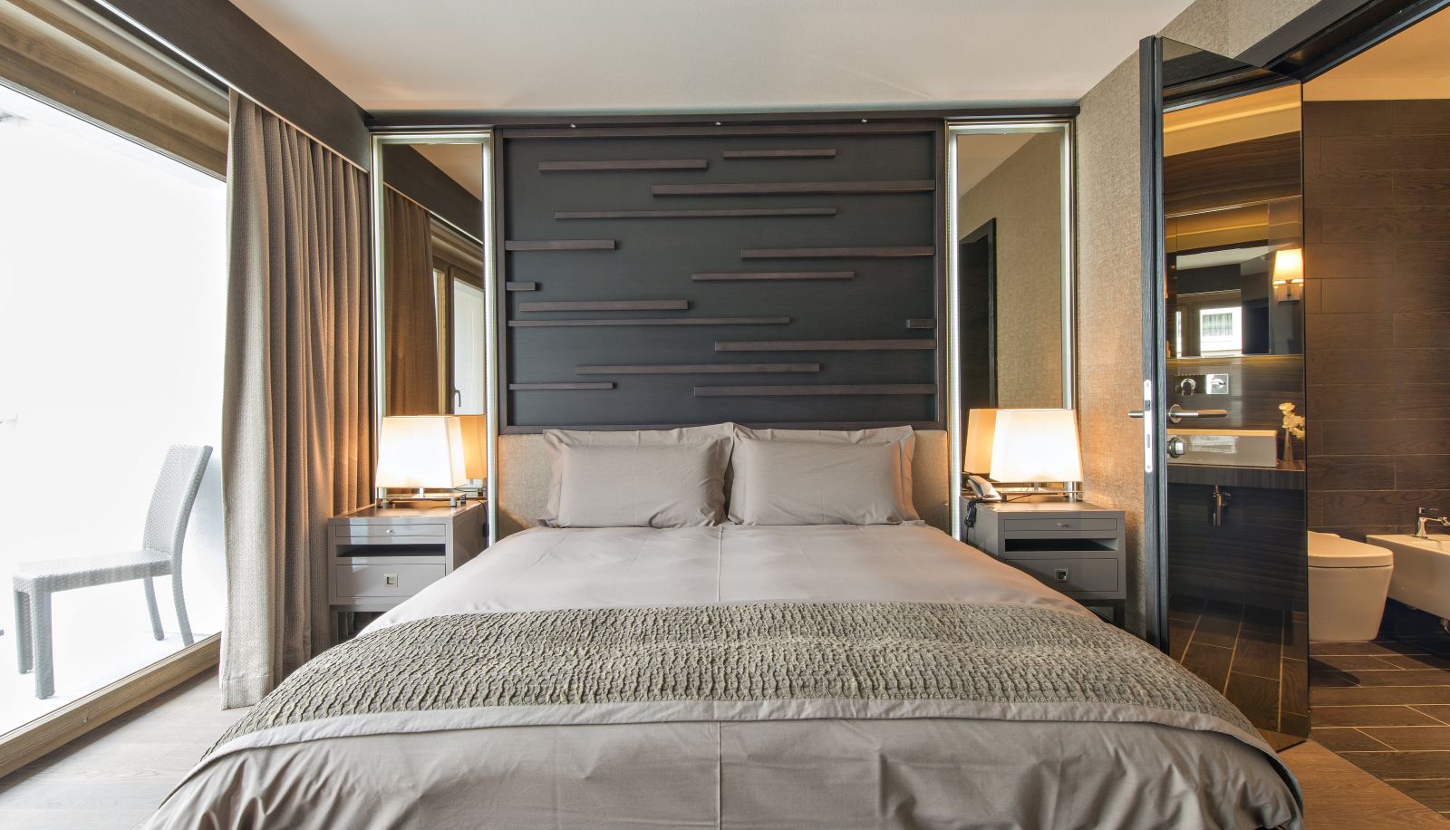 Chambre supérieure (double) - Hotel Piz St. Moritz