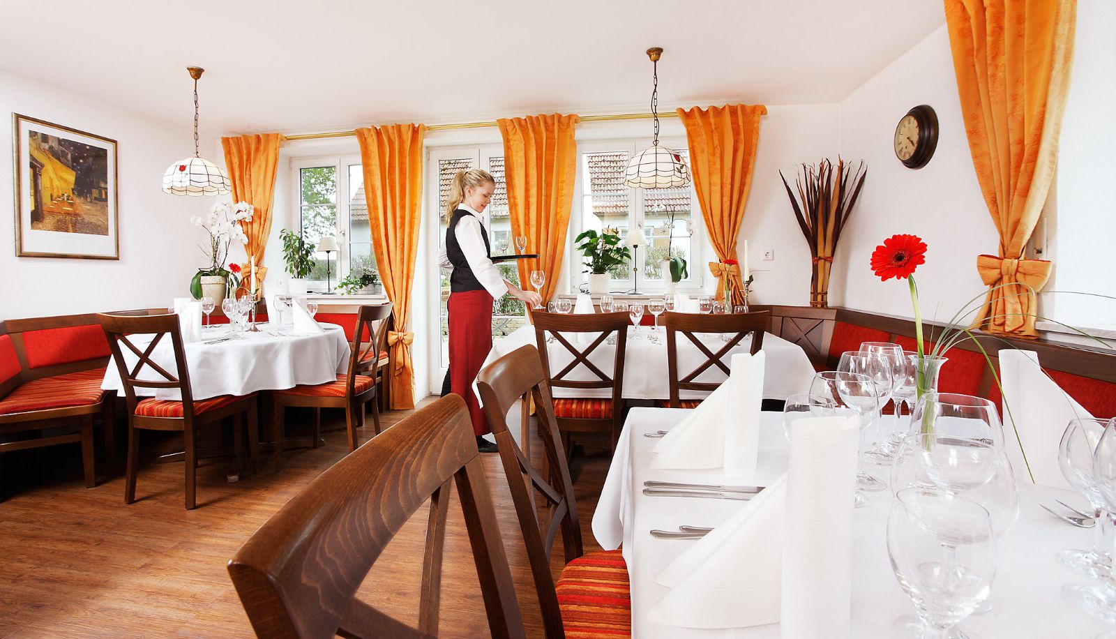 Sala prima colazione all'interno del ristorante - Löwen Landgasthof