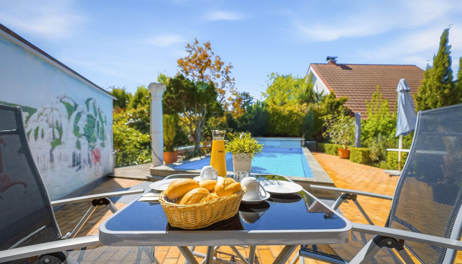 Terrasse - Haus Elmar Pension