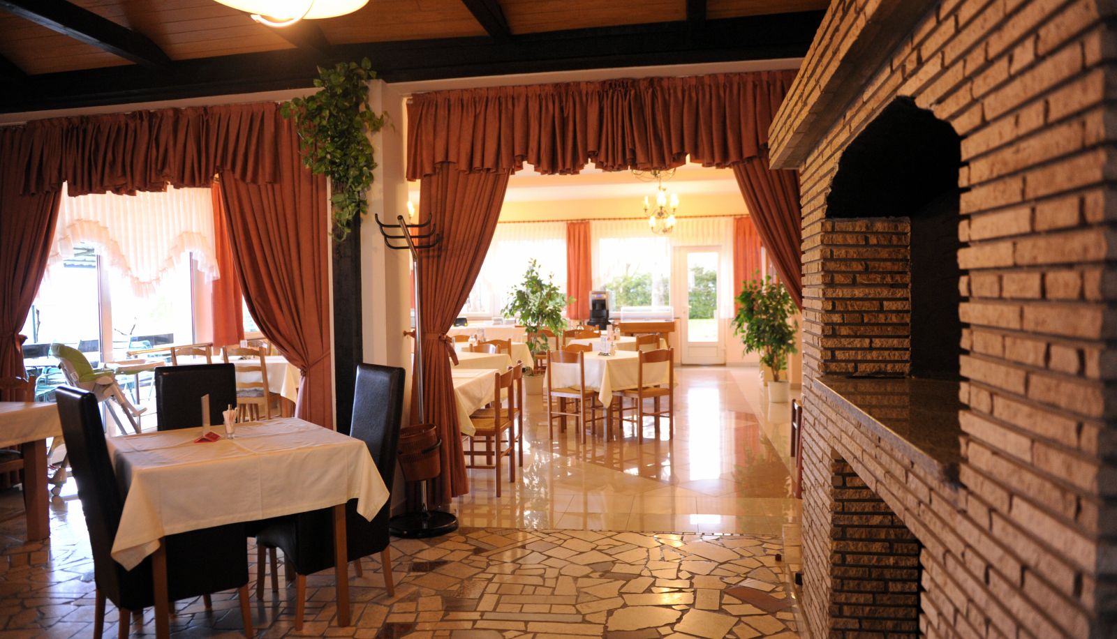 Breakfast room within the restaurant - GEC Pension
