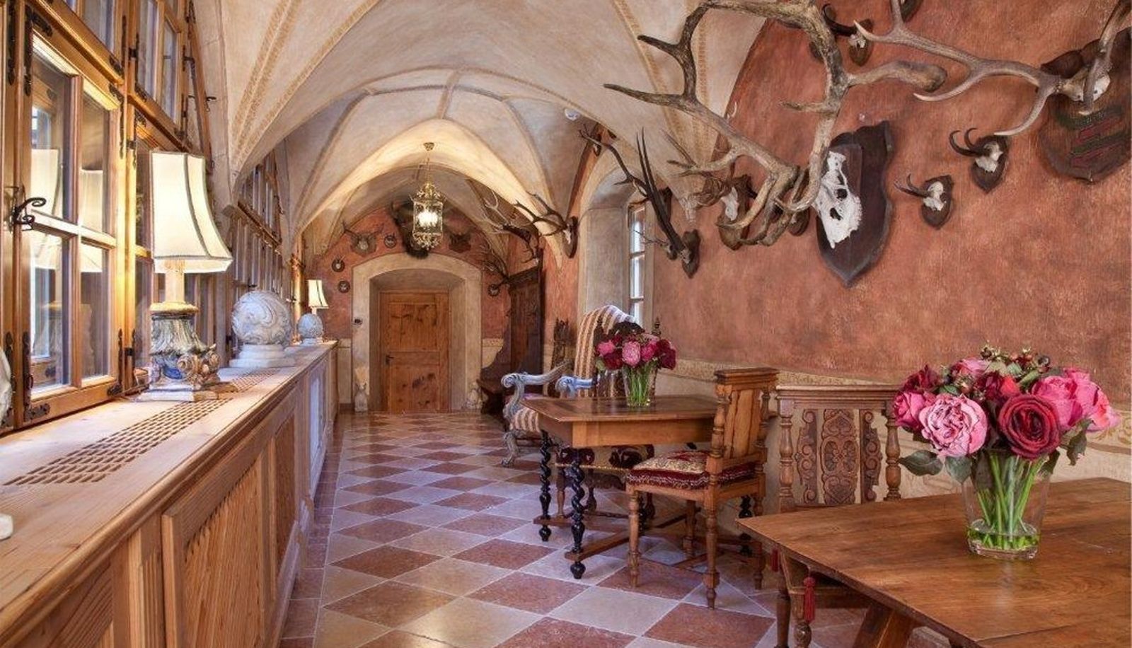 Zona de bienestar y gimnasio - Hotel Schloss Matzen