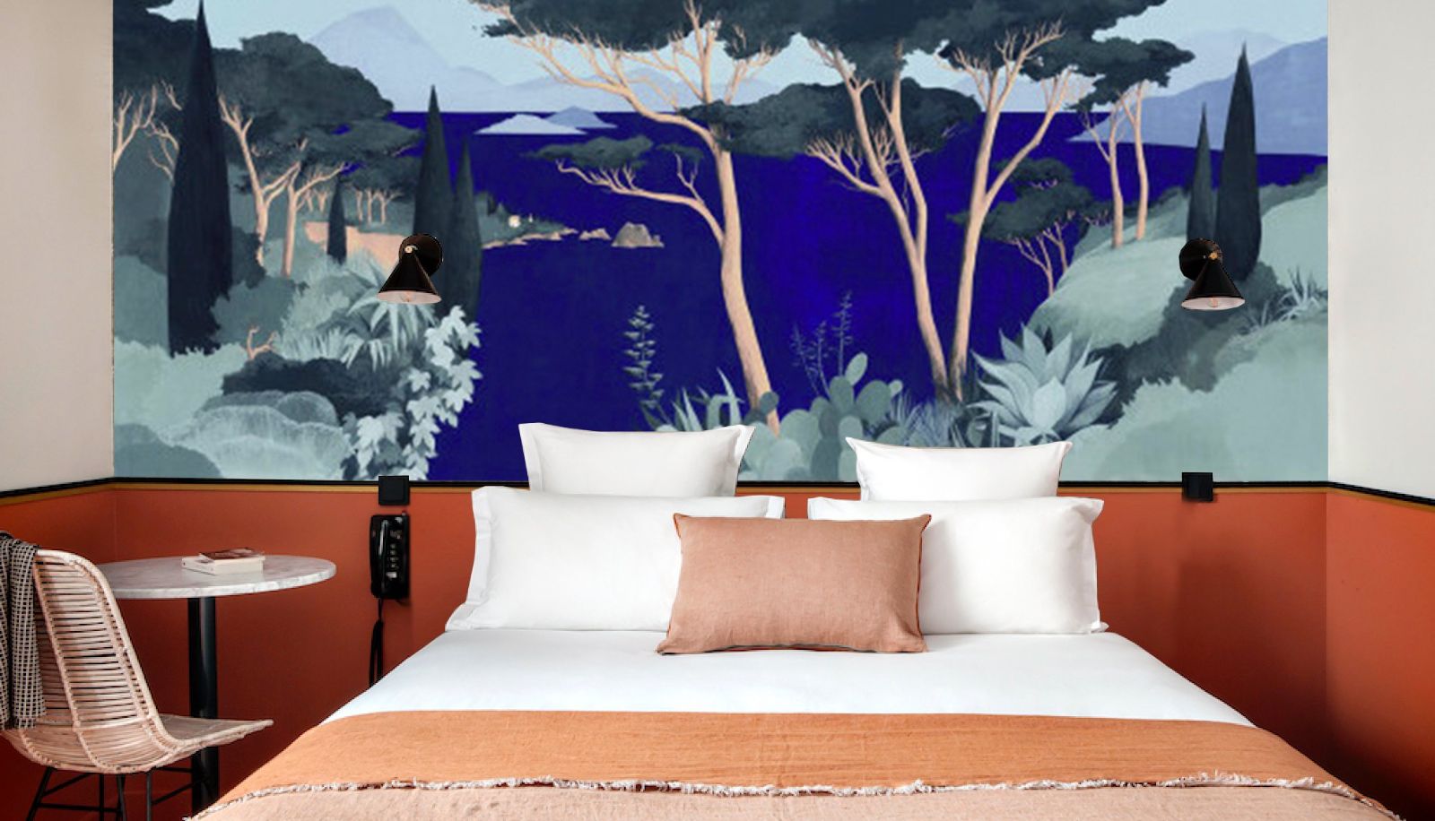 Kamer met terras - Hôtel La Perna