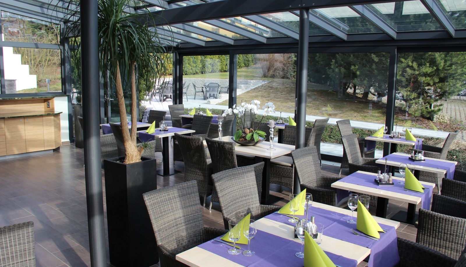 Sala śniadaniowa w restauracji - Mauck´sches Gut