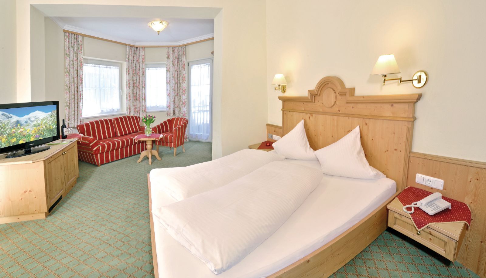 Komfortzimmer (Doppel) - Hotel Berghof Mayrhofen