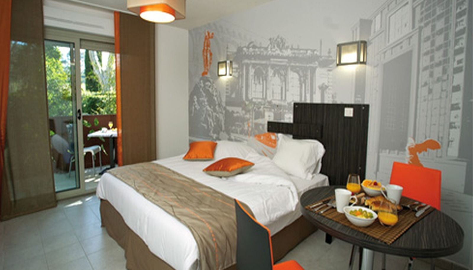 Pokój typu superior (dwuosobowy) - Lagrange City Montpellier Millenaire Residence de tourisme