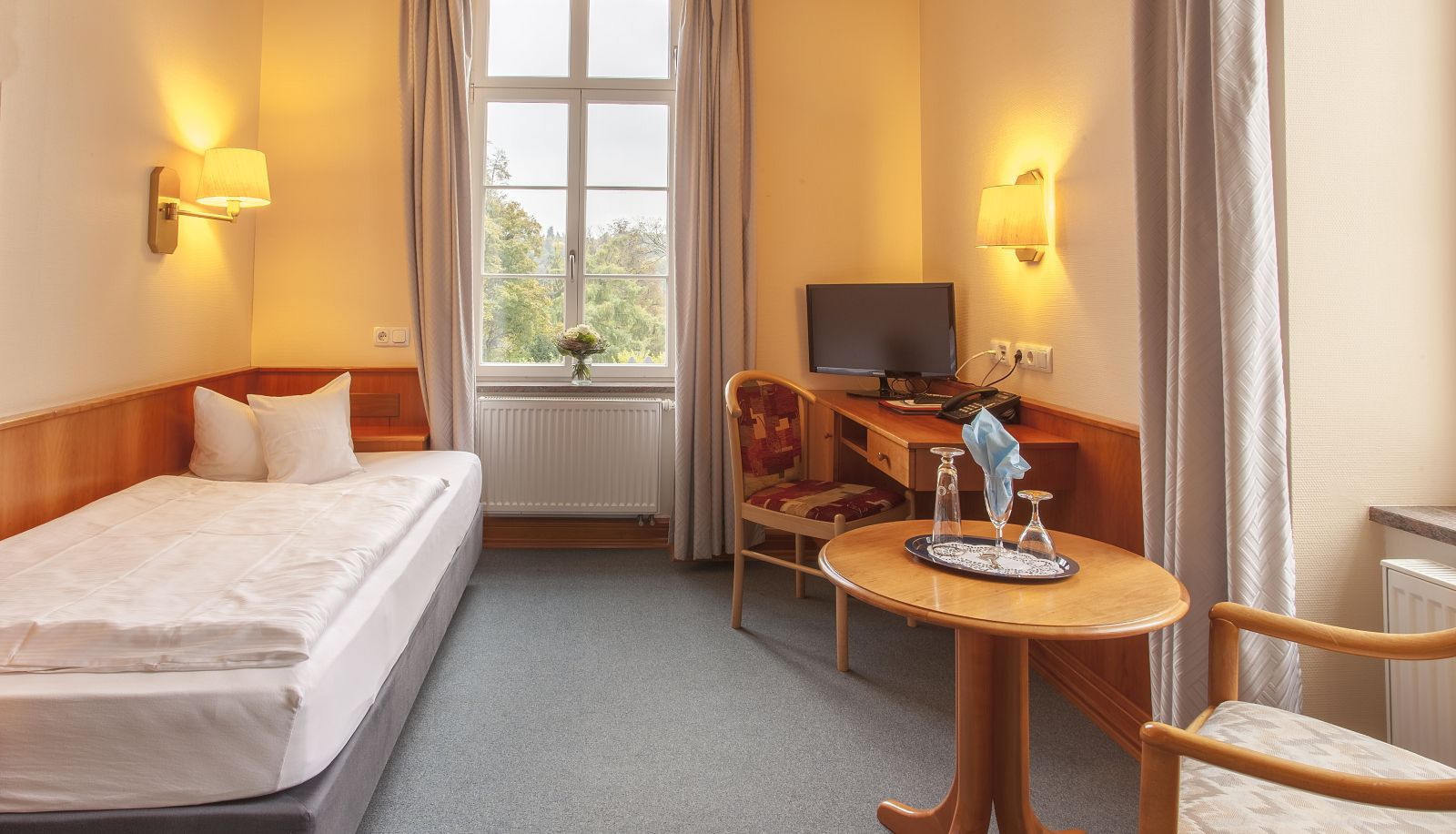 Superior room (single) - Herbarium Boutiquehotel Kurhaus Bad-Salzhausen