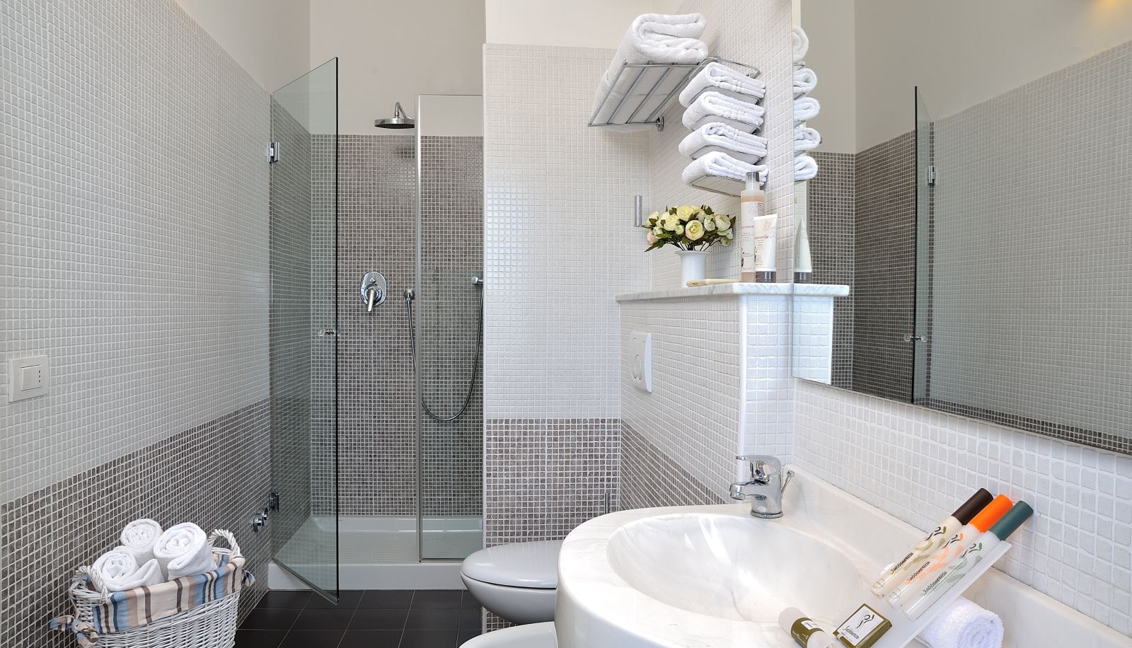 Badezimmer - UNAHOTELS Imperial Sport Hotel