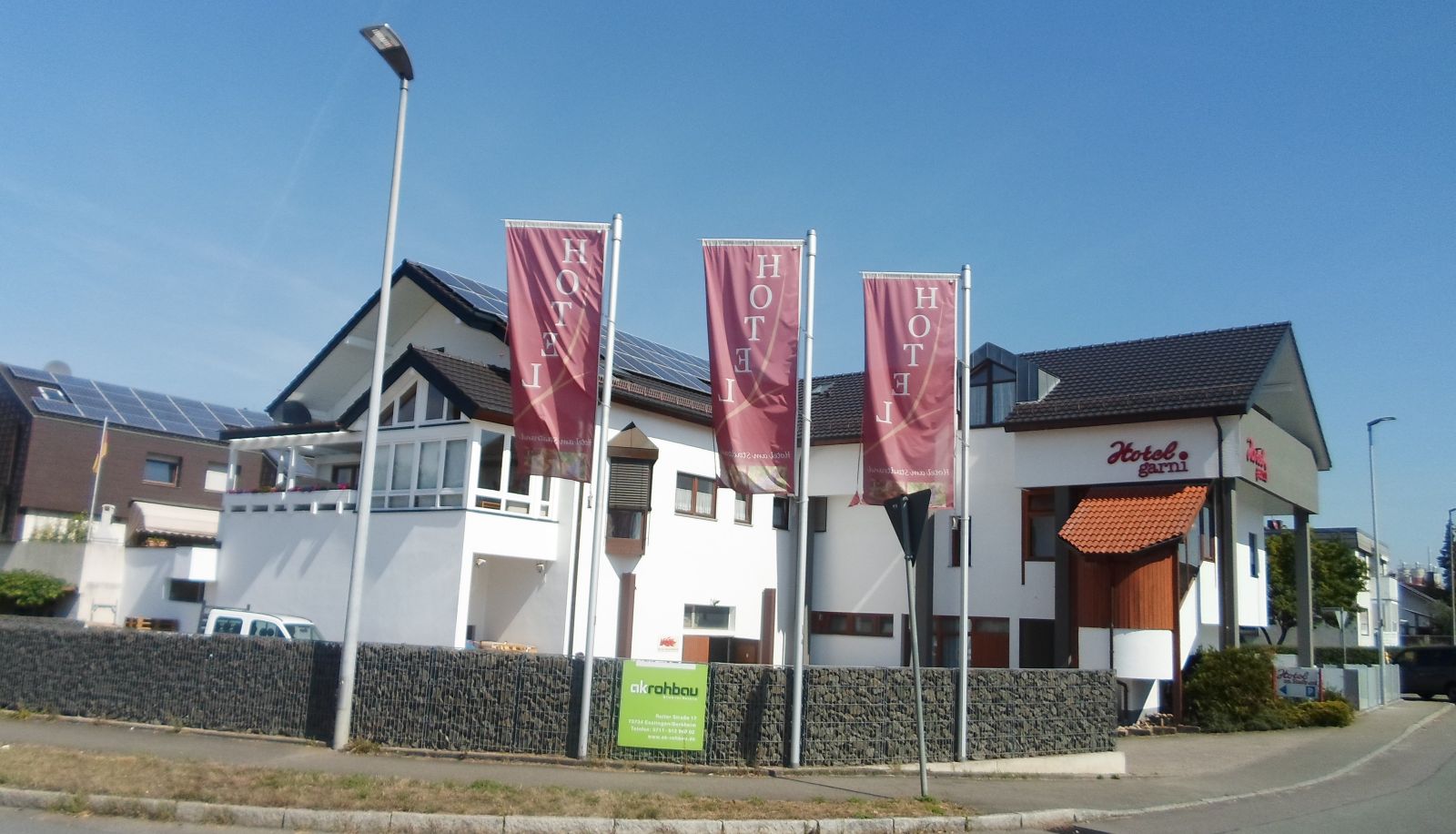 Zewnętrzna część hotelu - Am Stadtrand