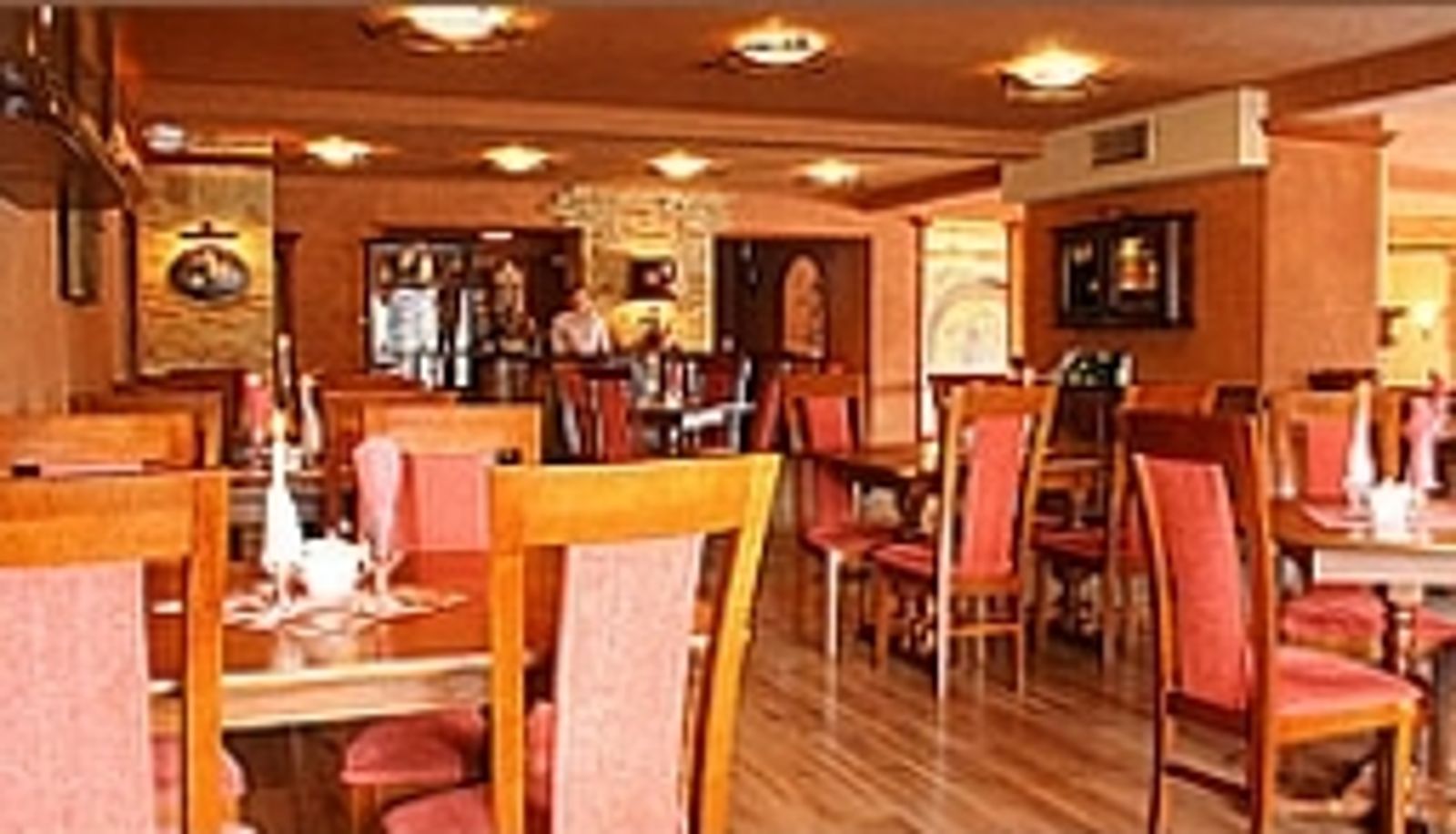 Frühstücksraum innerhalb des Restaurants - Pod Różą Oberża