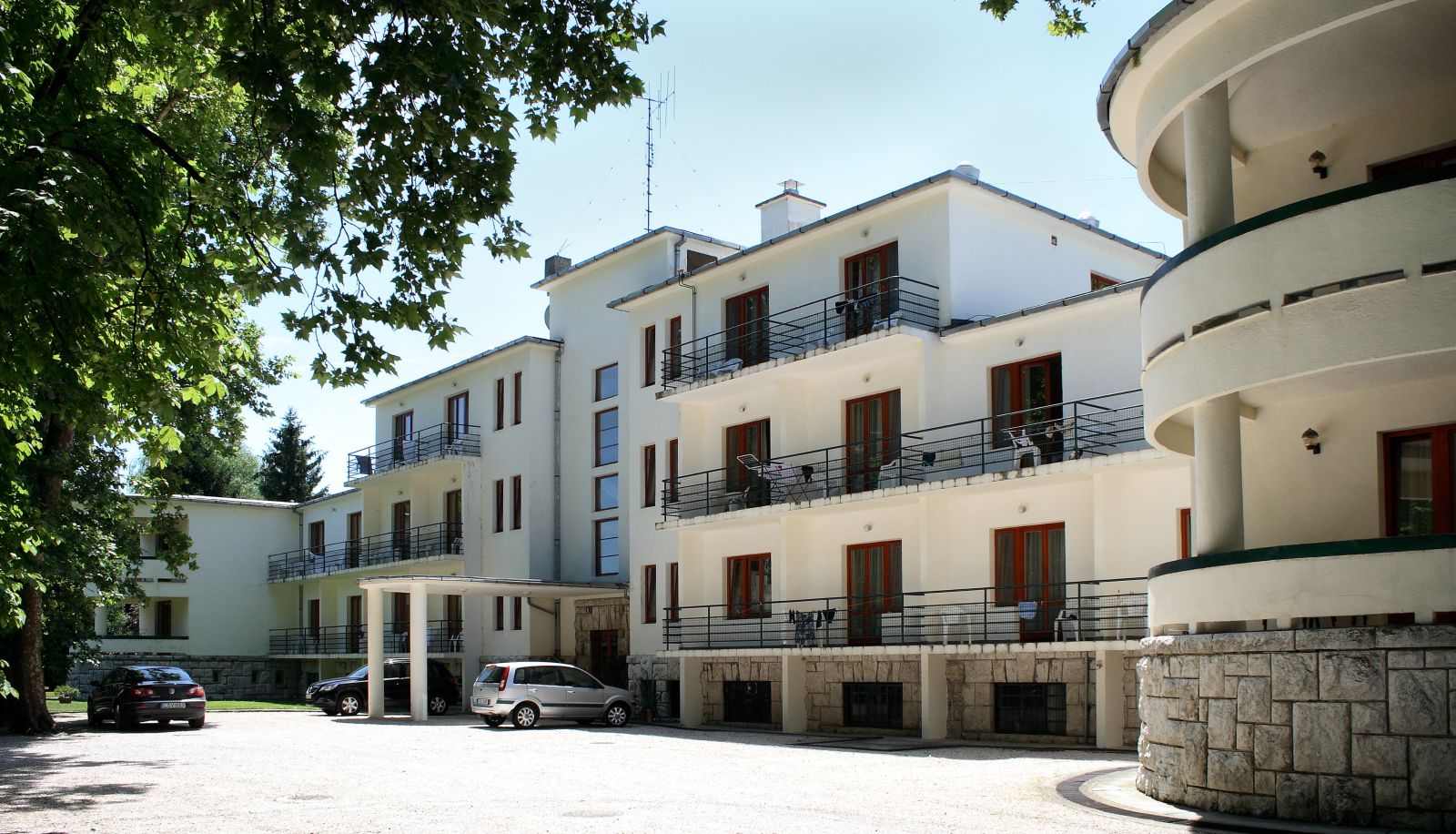 Buitenruimte van het hotel - Korona Termál