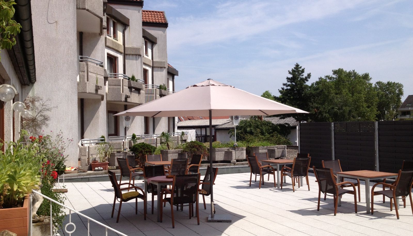 Terasse - AP Hotel Post Mannheim Viernheim