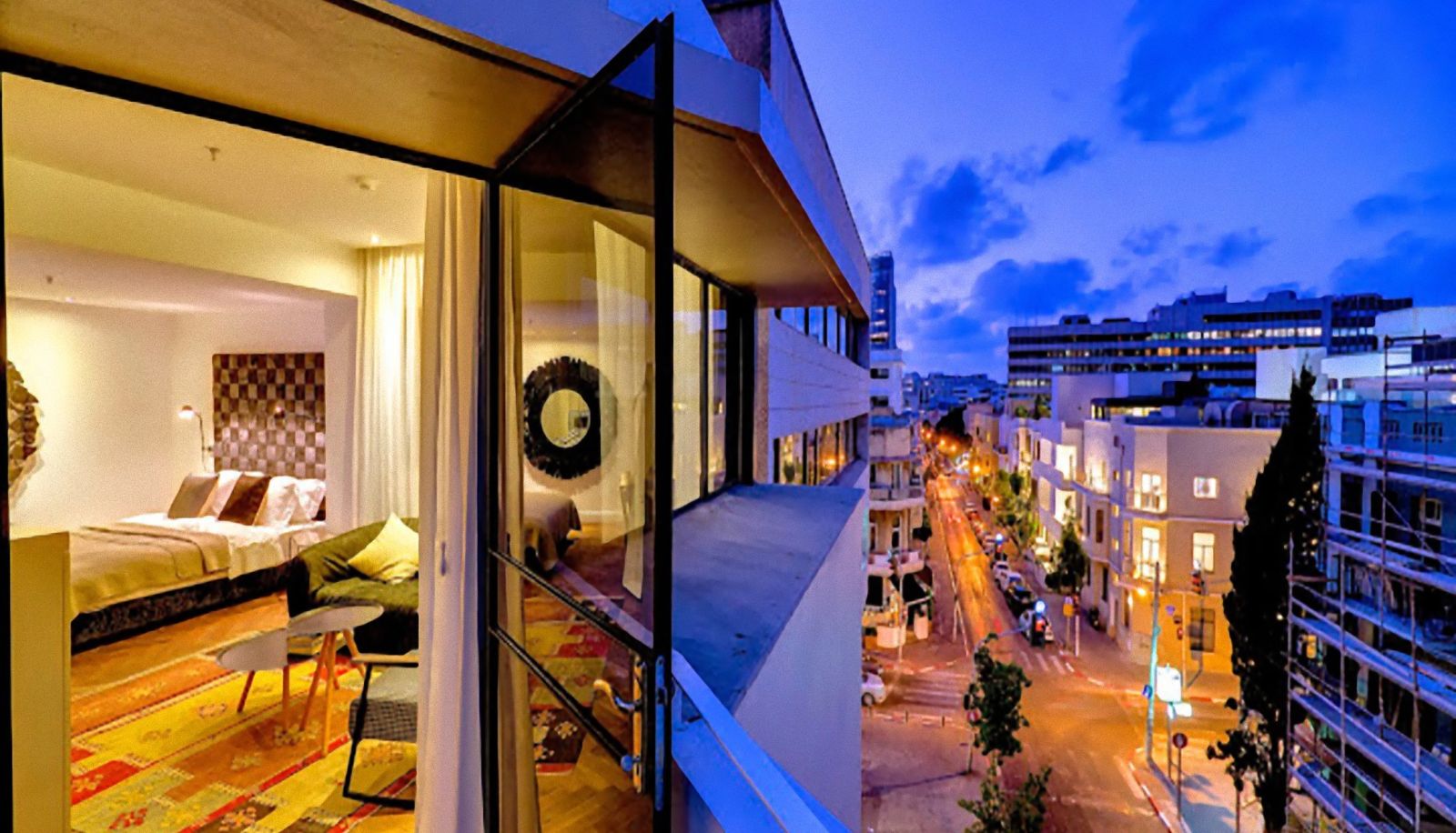 Zimmer mit Balkon - Townhouse Boutique Hotel Tel Aviv