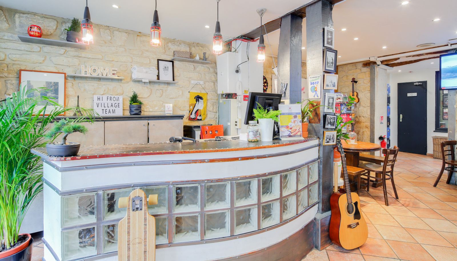 Reception - Le Village Montmartre by Hiphophostels