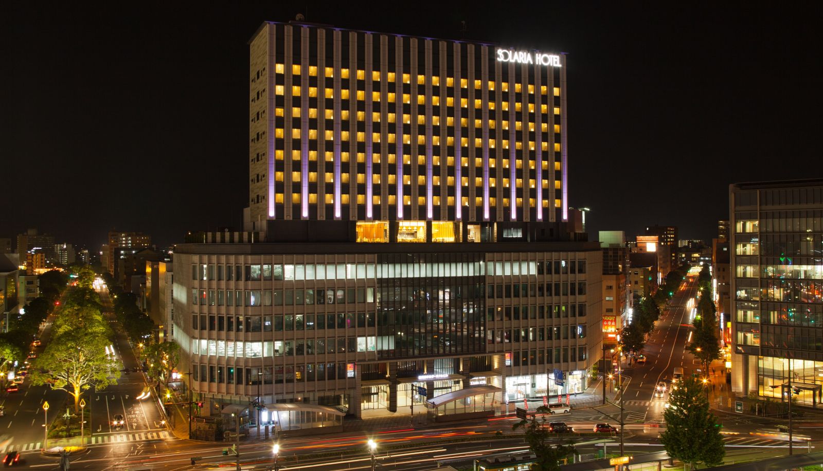 Zona exterior del hotel - Solaria Nishitetsu Hotel Kagoshima