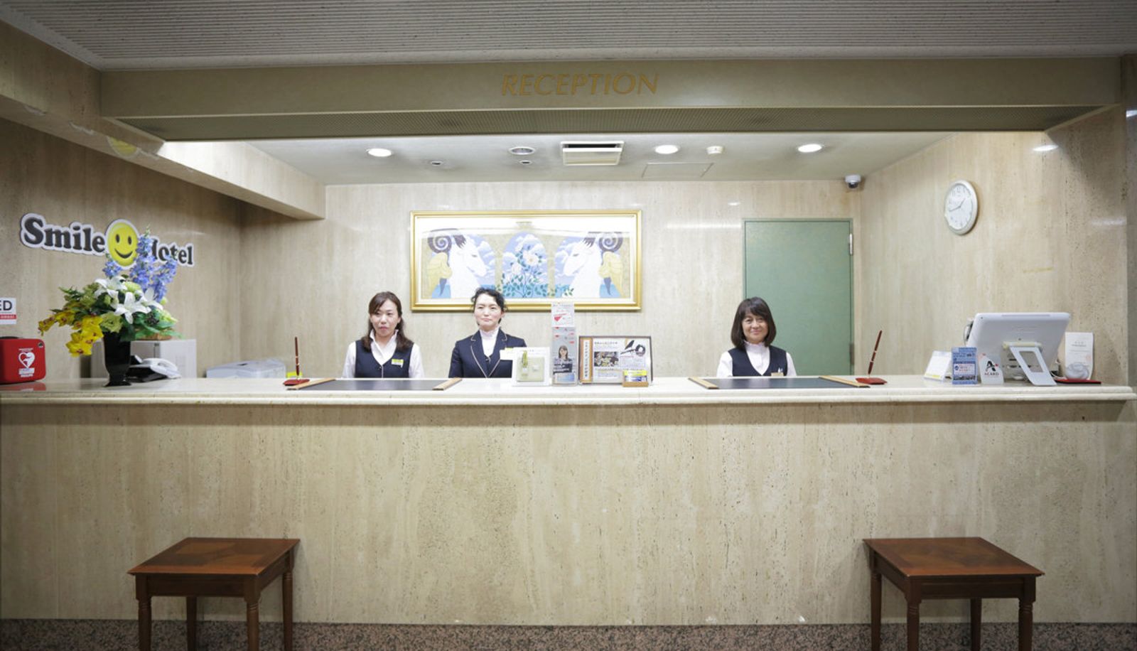 Rezeption - Smile Hotel Nihombashi Mitsukoshimae