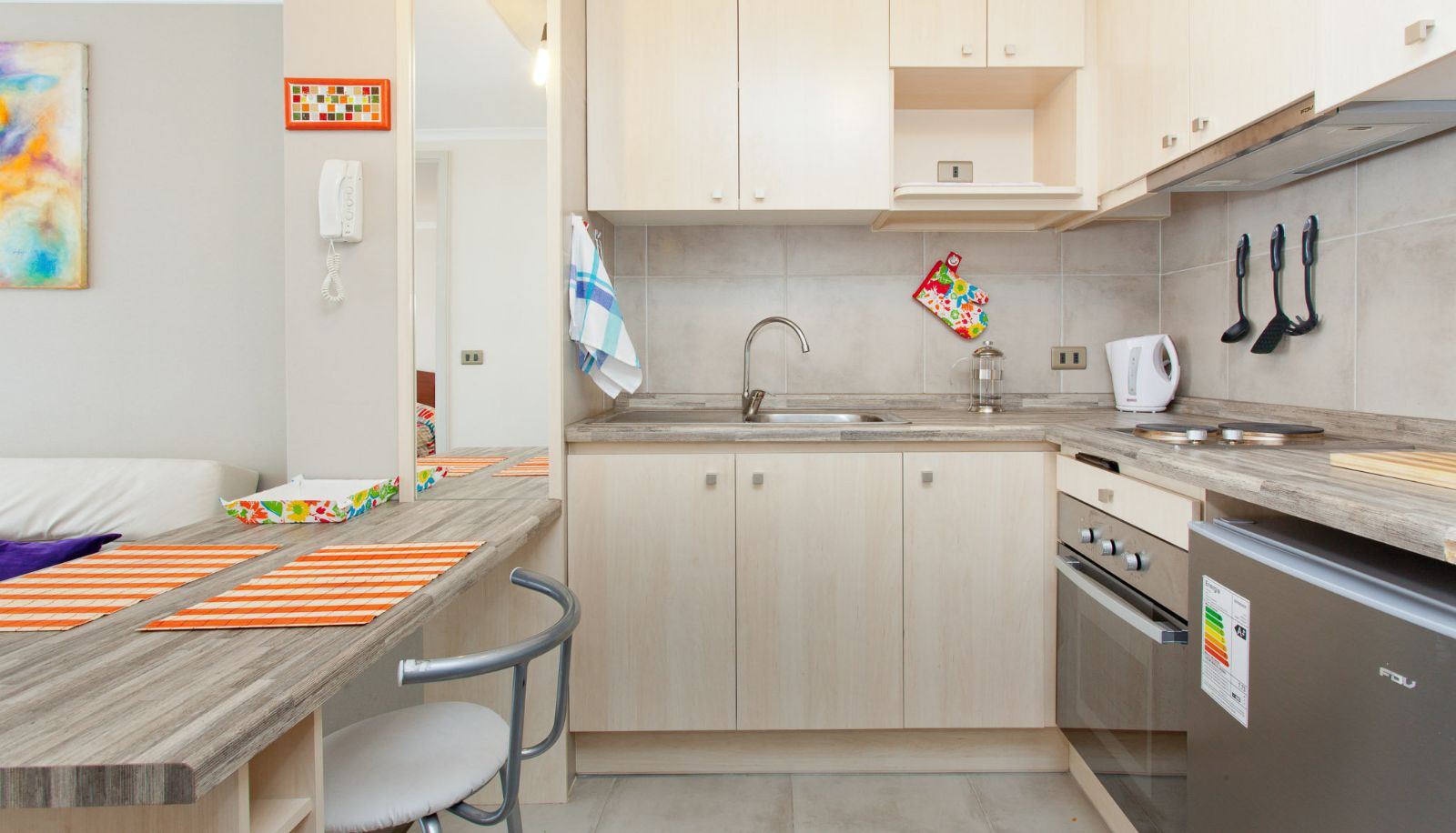 Küchenbereich im Zimmer - Nativa Suites Amunategui