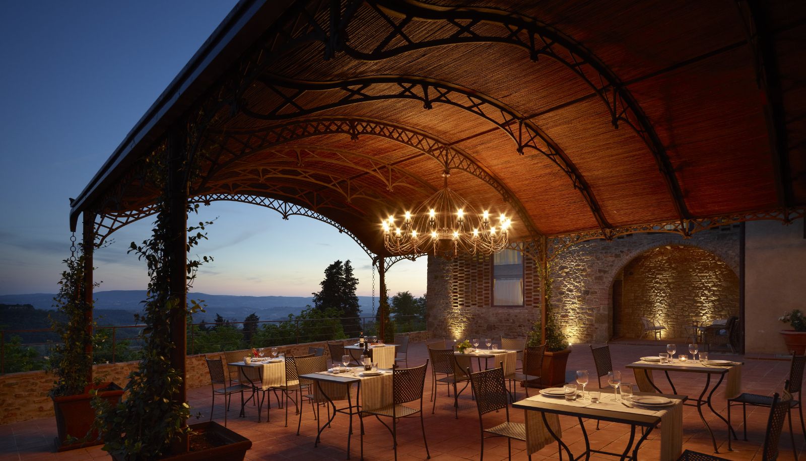 Buitenruimte van het hotel - Relais Borgo Petrognano