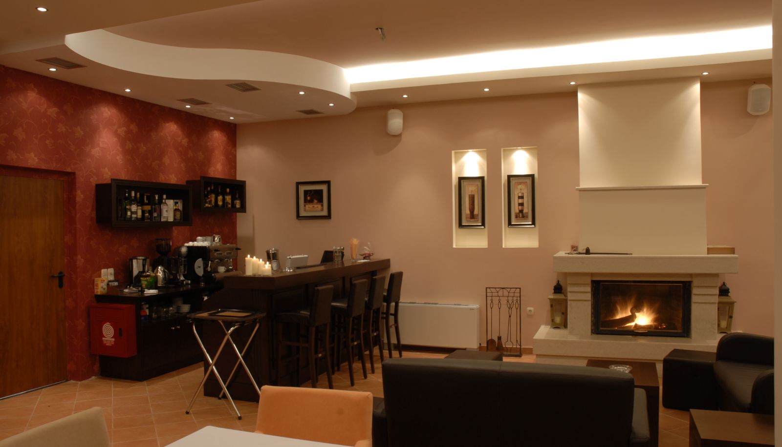 Frühstücksraum innerhalb des Restaurants - Pelion Resort