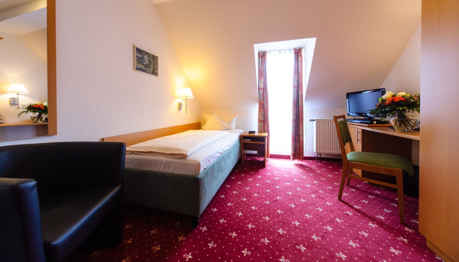 Pokój standardowy (jednoosobowy) - Akzent Hotel Goldner Stern
