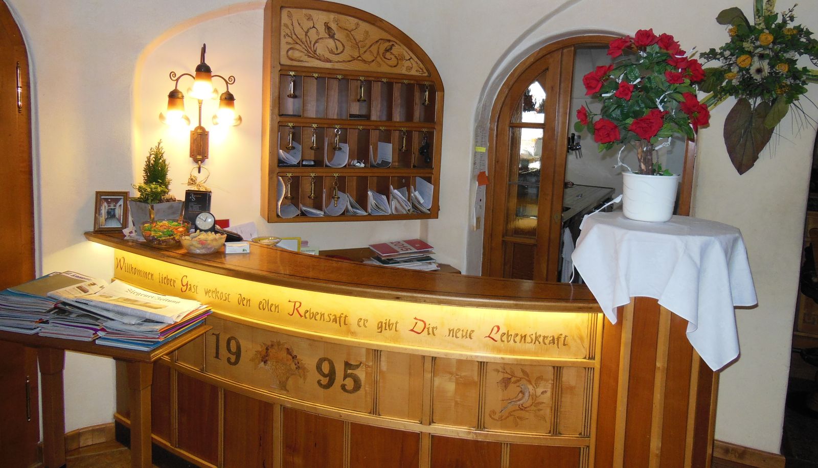 Recepcja - Lahntal-Hotel
