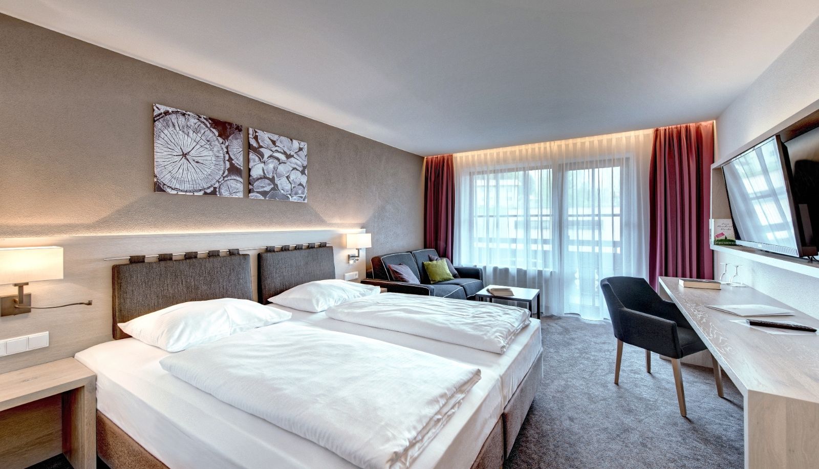 Kamer met balkon - Hotel-Restaurant Krone