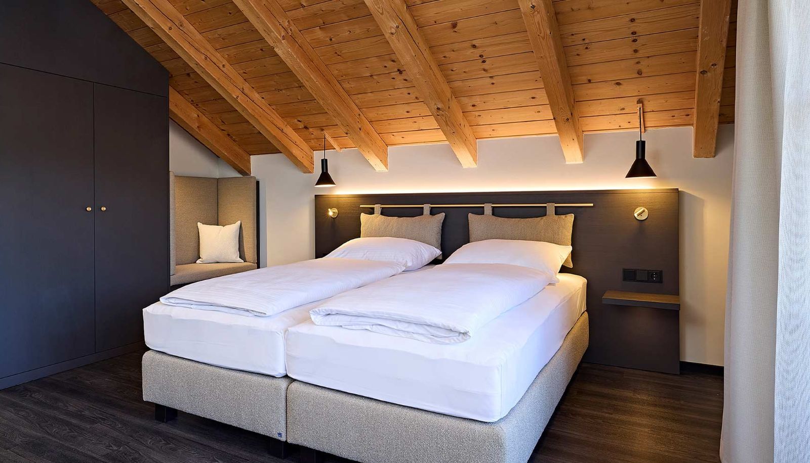 Chambre avec balcon - Hotel-Restaurant Krone