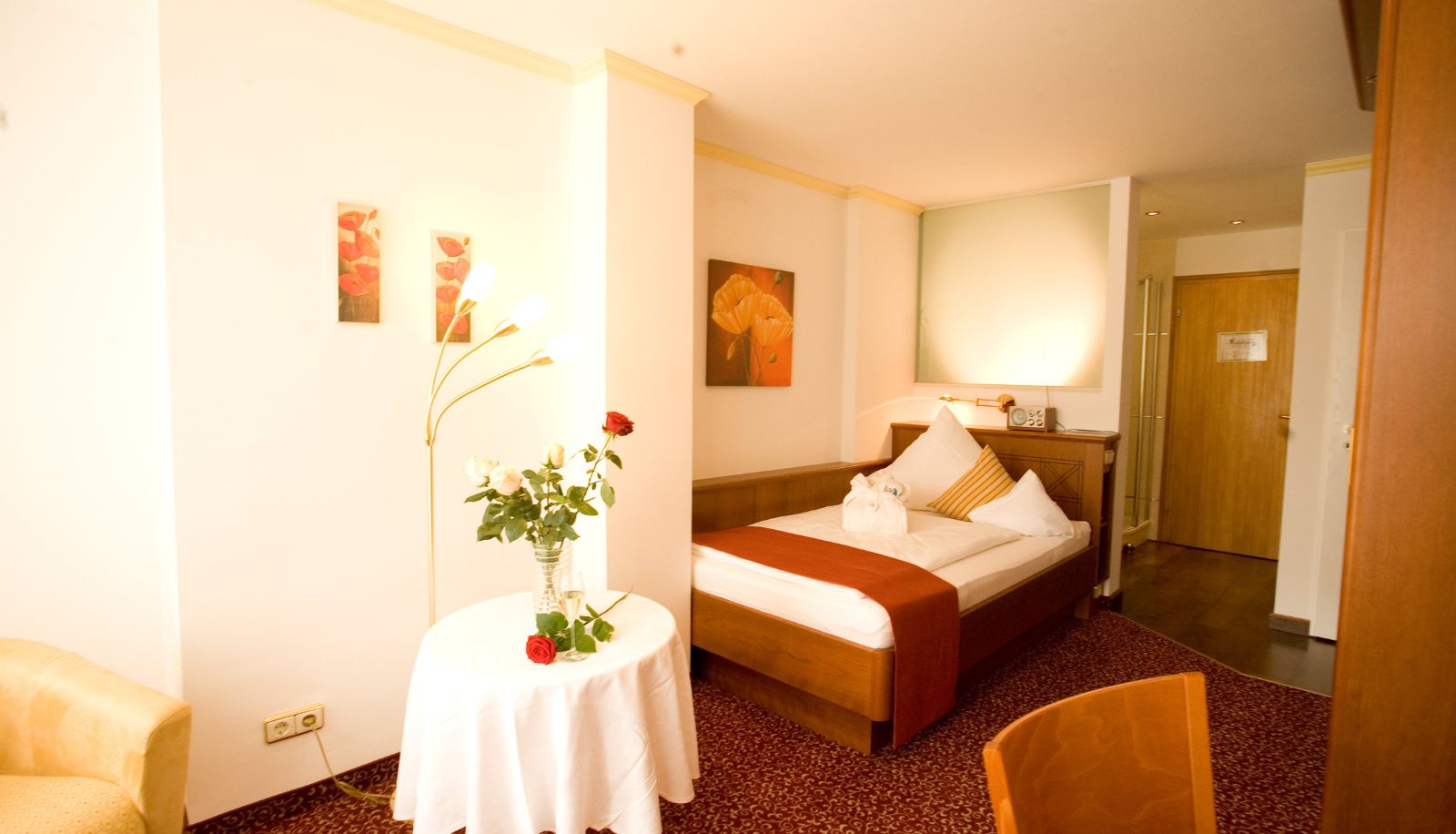 Standaardkamer (eenpersoons) - Angerhof Kur- und Sporthotel