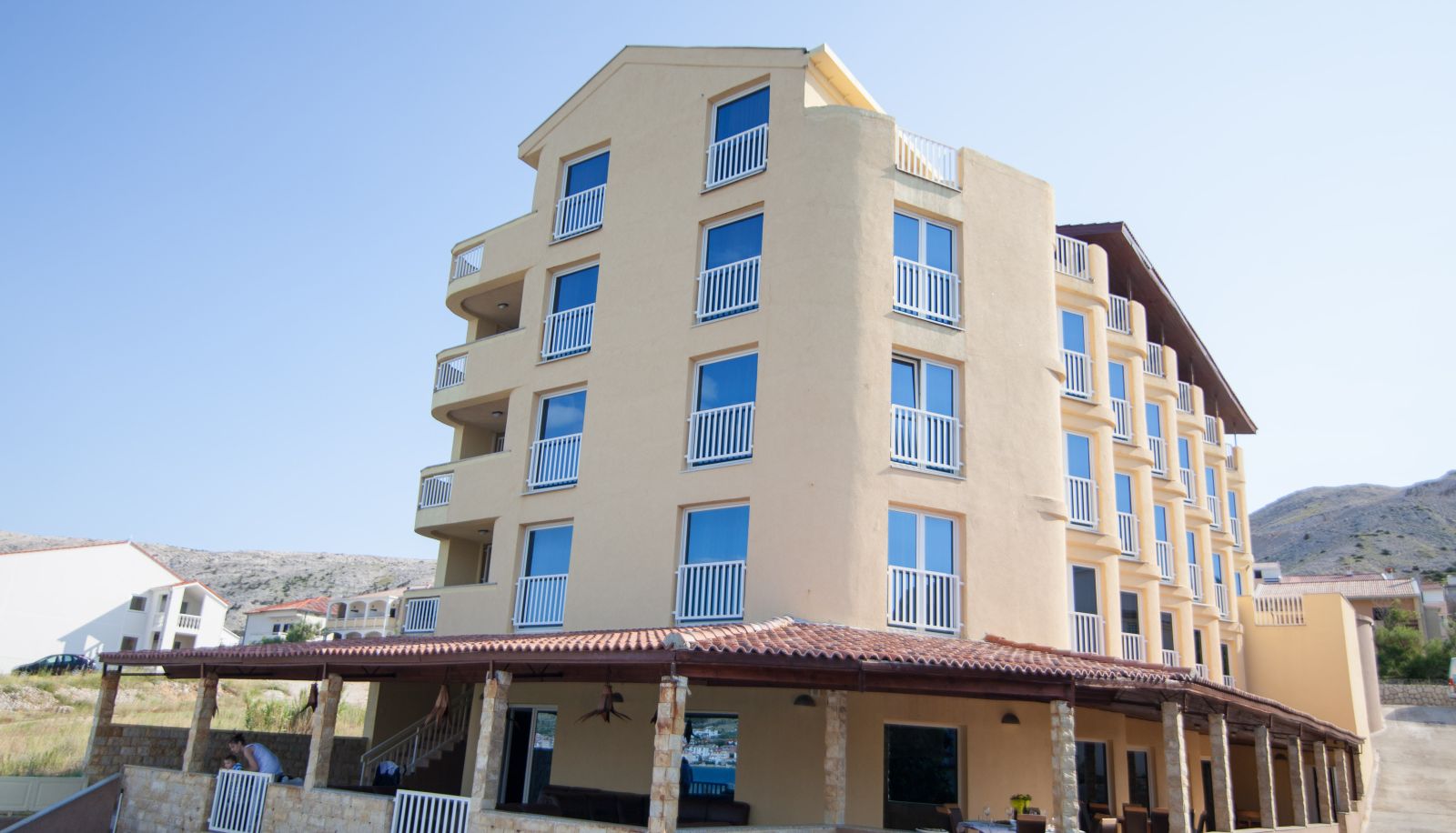 Außenansicht - Hotel Plaža