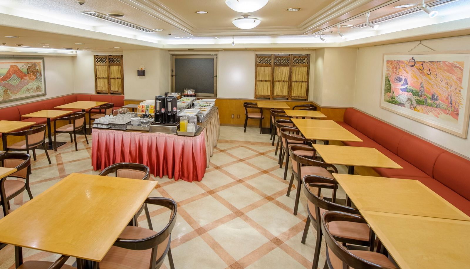 Frühstücksraum innerhalb des Restaurants - EN HOTEL Kyoto