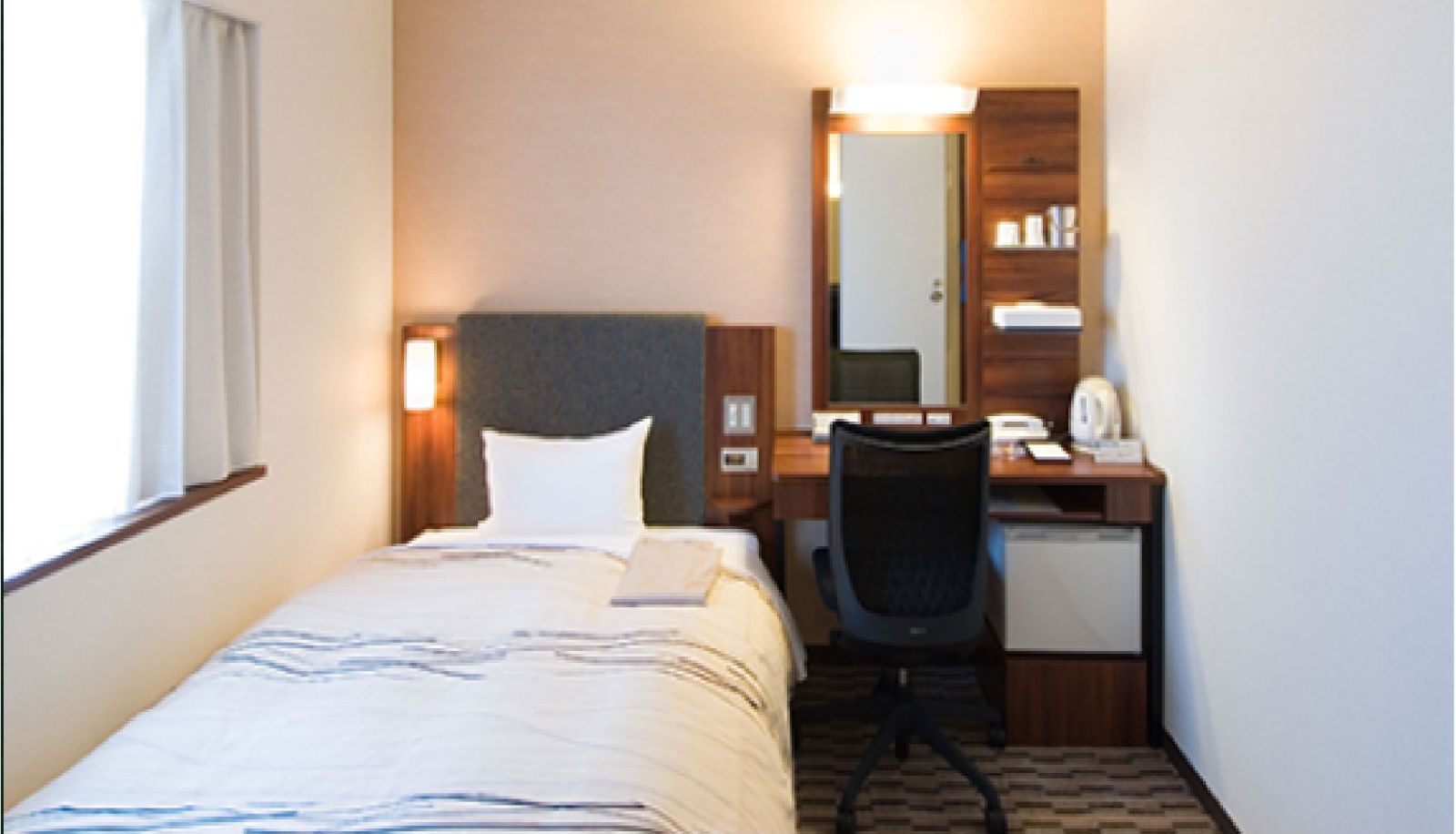 Standard room (single) - Uozu Manten Hotel Ekimae