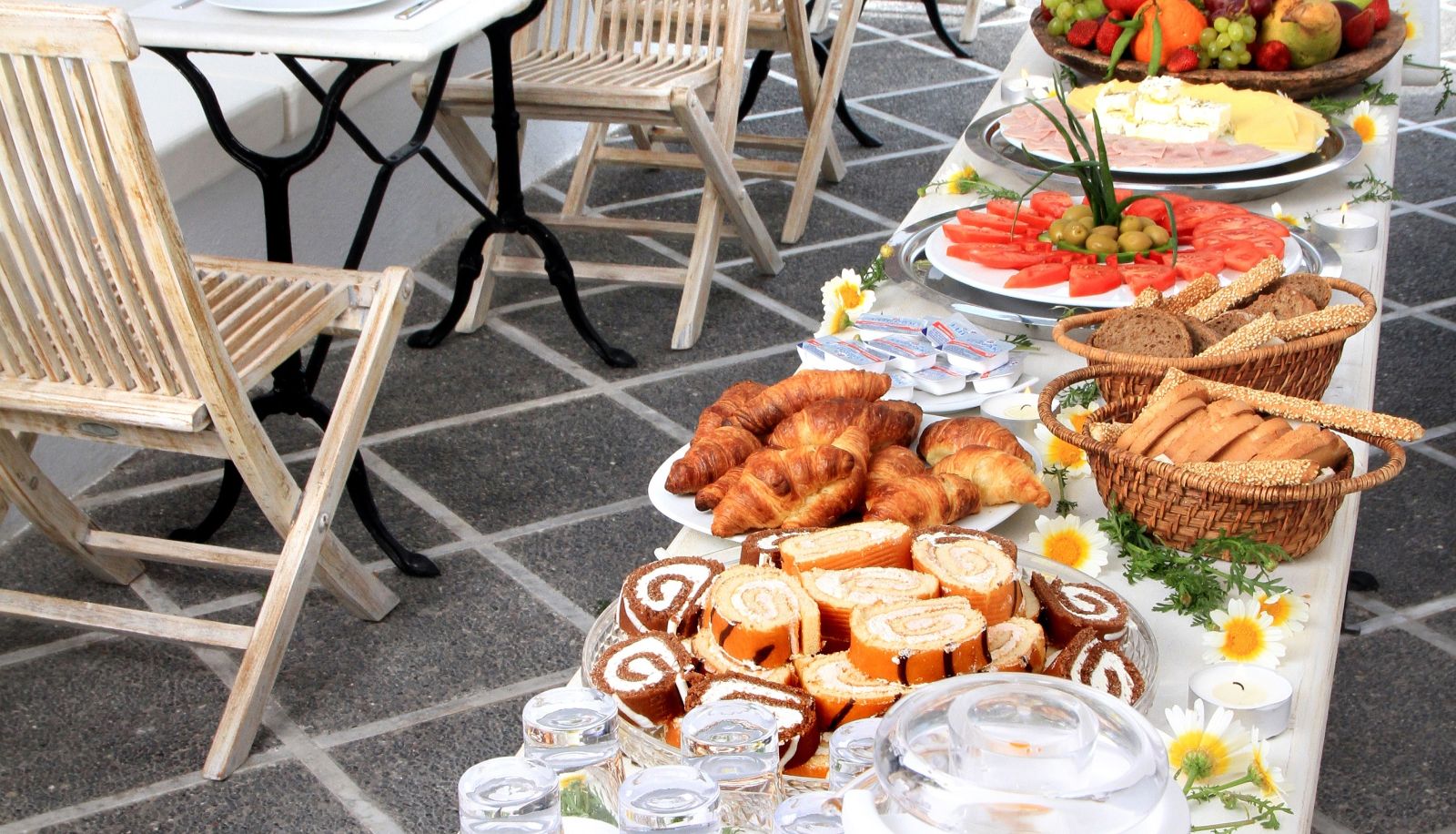 Buffet - Oia Mare Villas