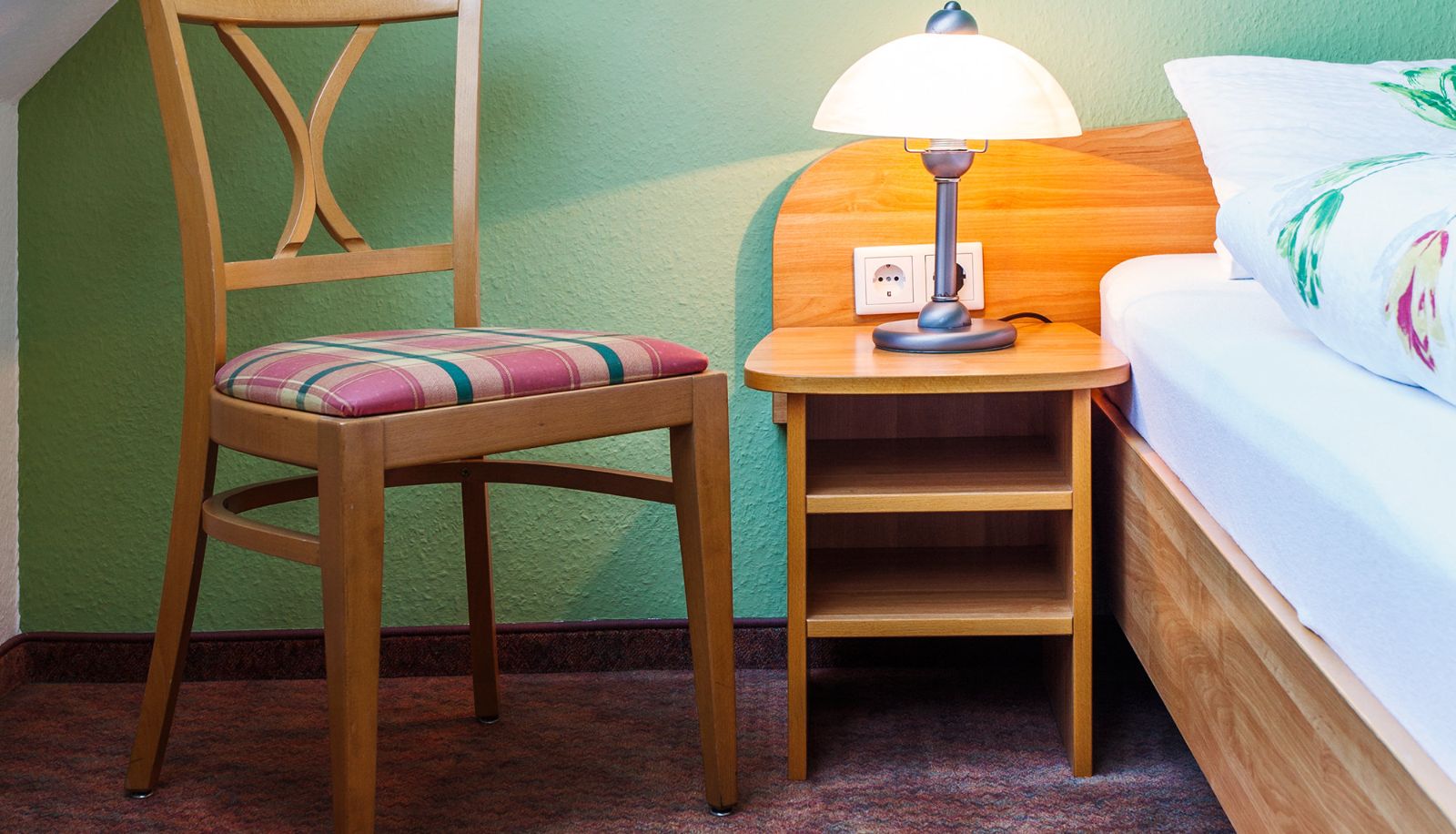 Kamer met uitzicht op het meer - Hotel Hus achtern Diek