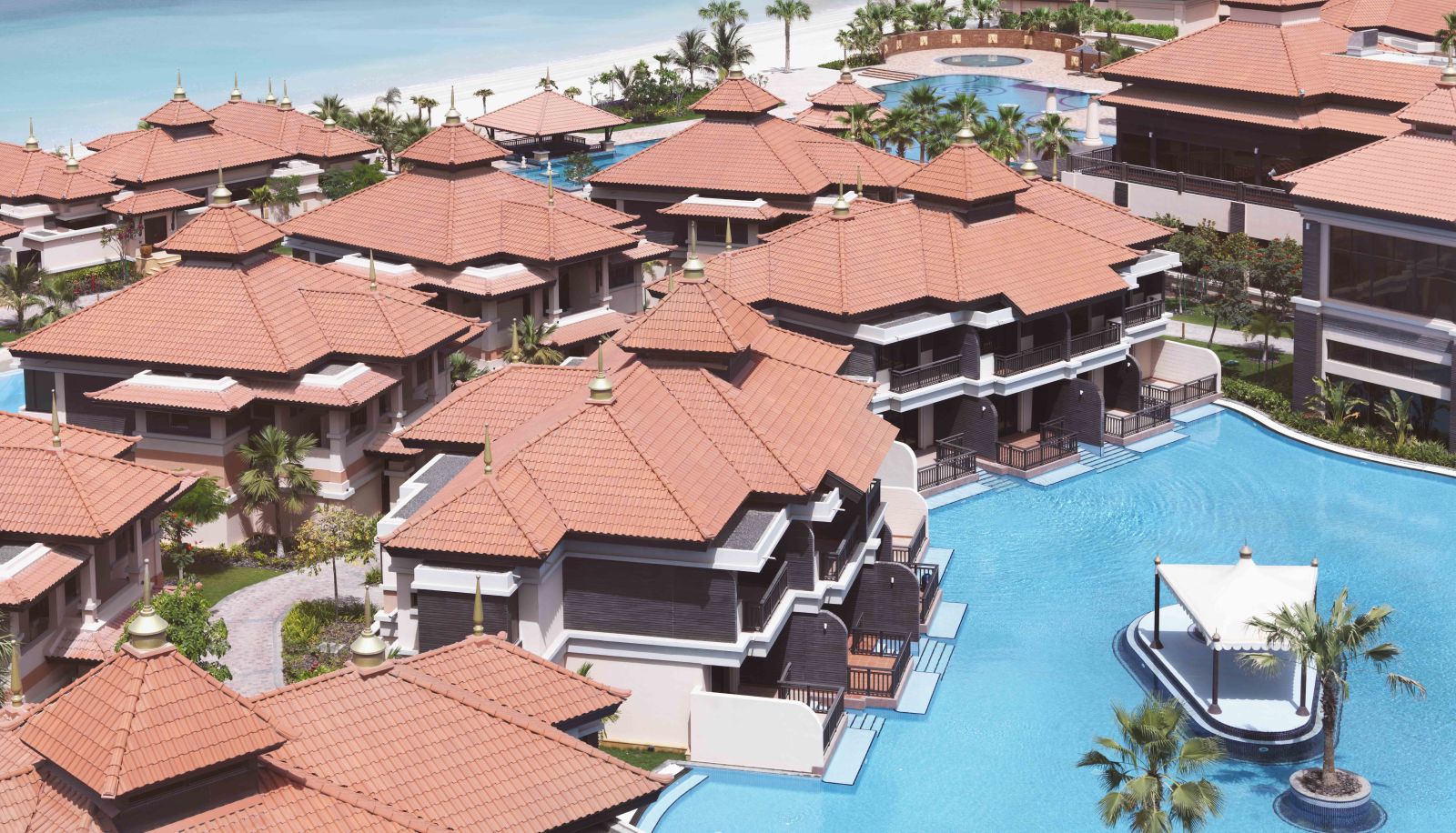 Zewnętrzna część hotelu - Anantara Dubai the Palm Resort & Spa