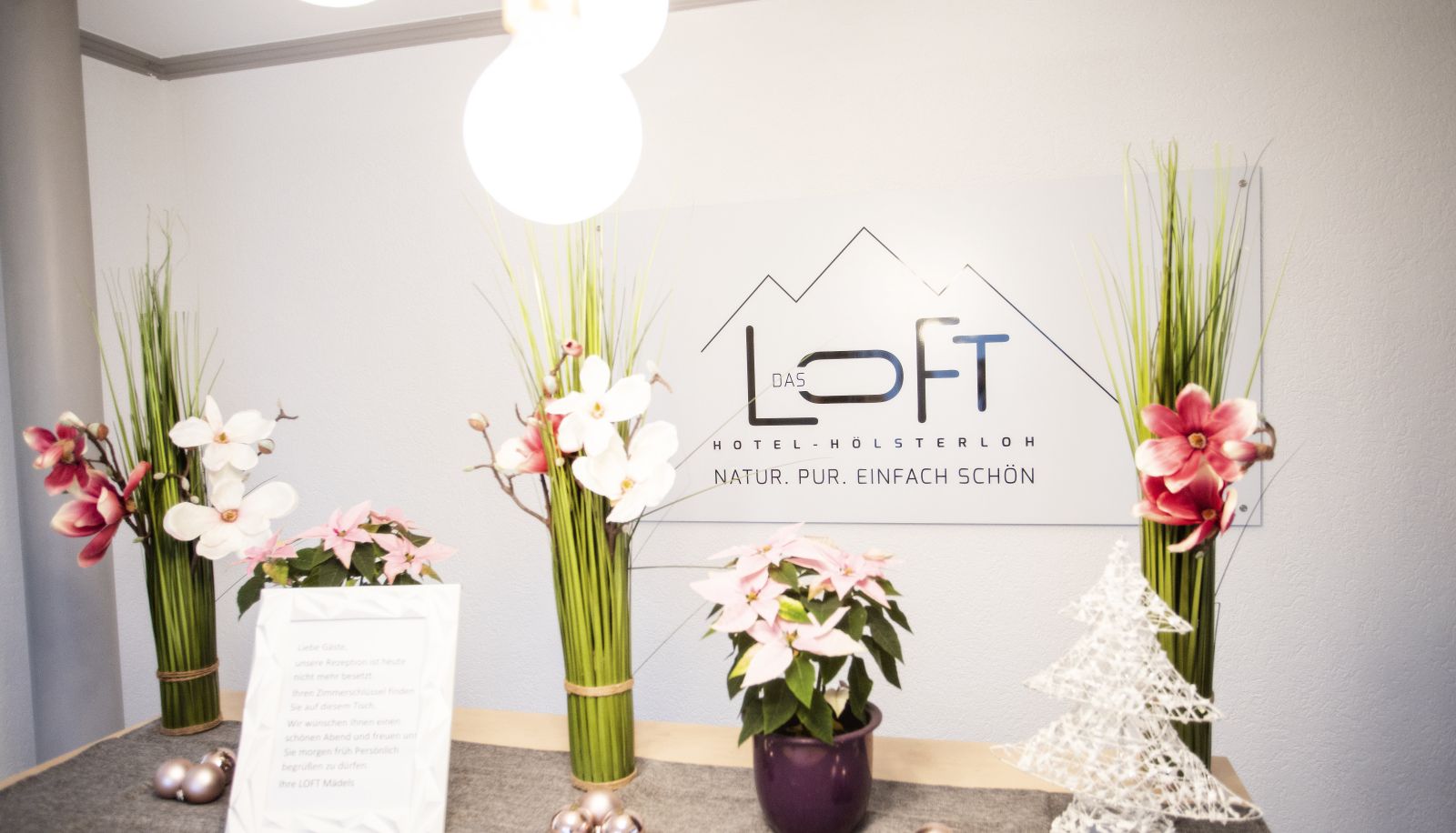 Reception - Das Loft Hotel Hölsterloh