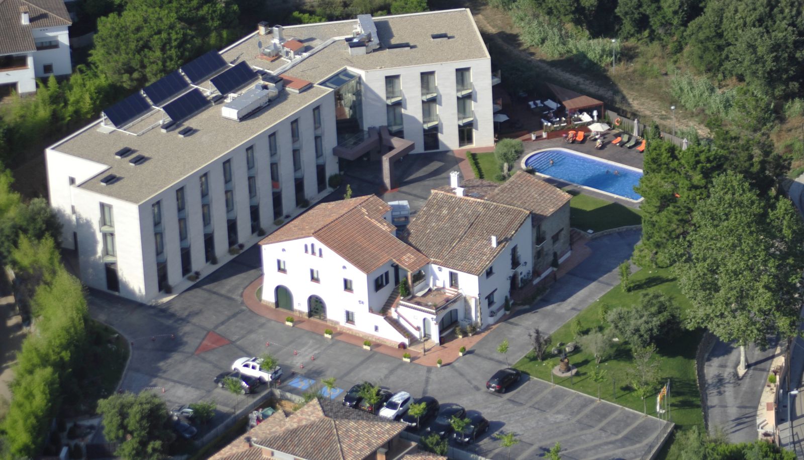 Buitenruimte van het hotel - Can Galvany Golf & Spa