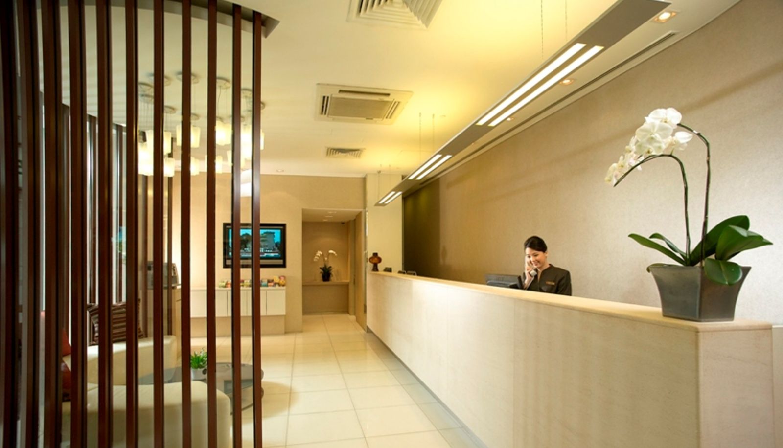 Réception - Parkroyal Serviced Suites Singapore