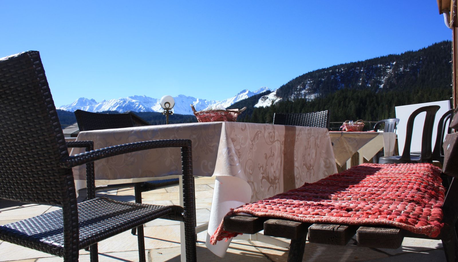 Terrasse - Landhotel Wolf