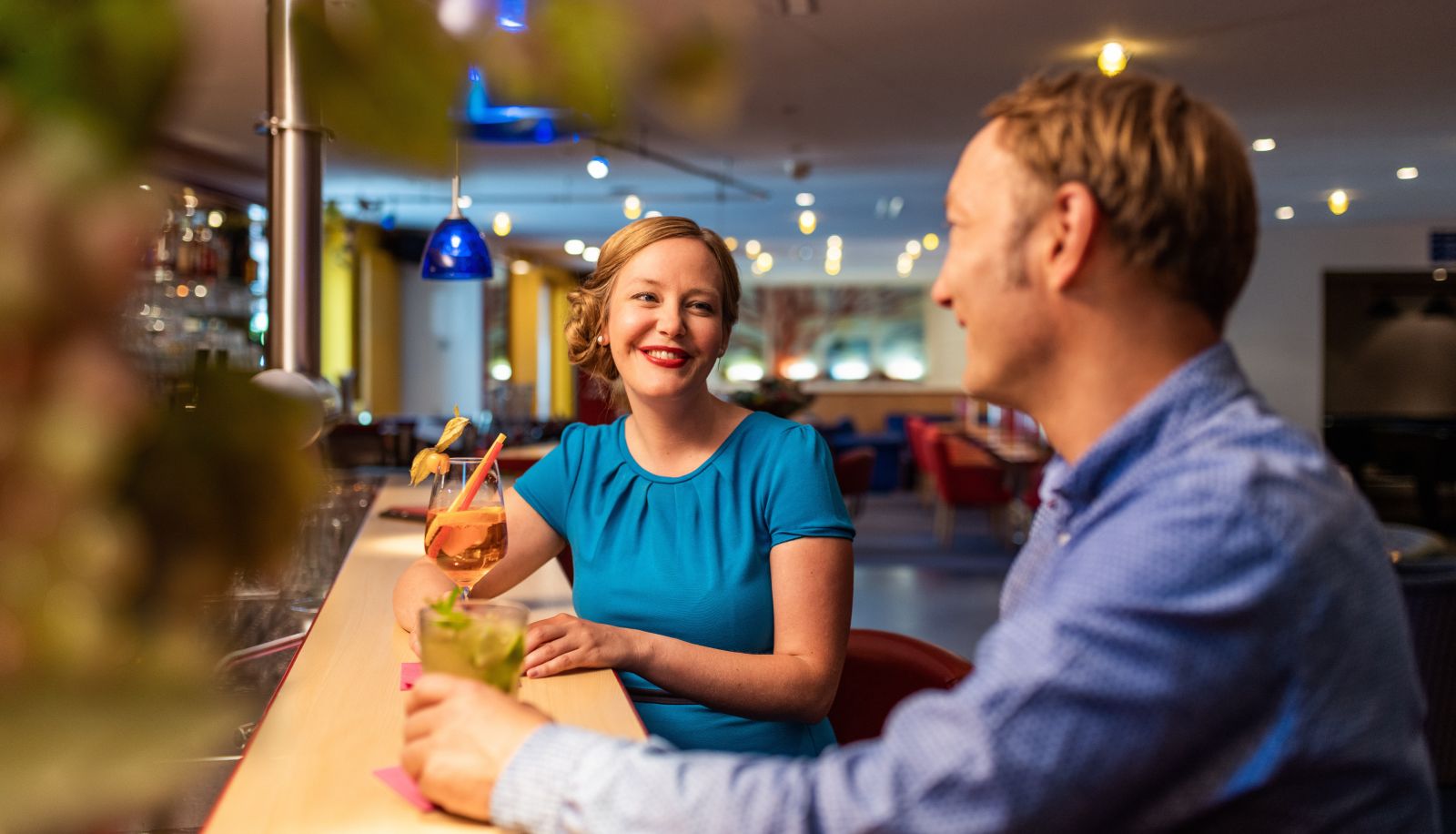 Bar - Hotel Am Bühl Das Blaue Wunder