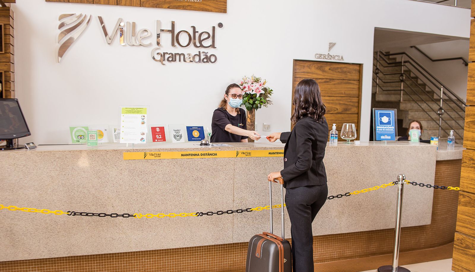 Rezeption - Ville Hotel Gramadao