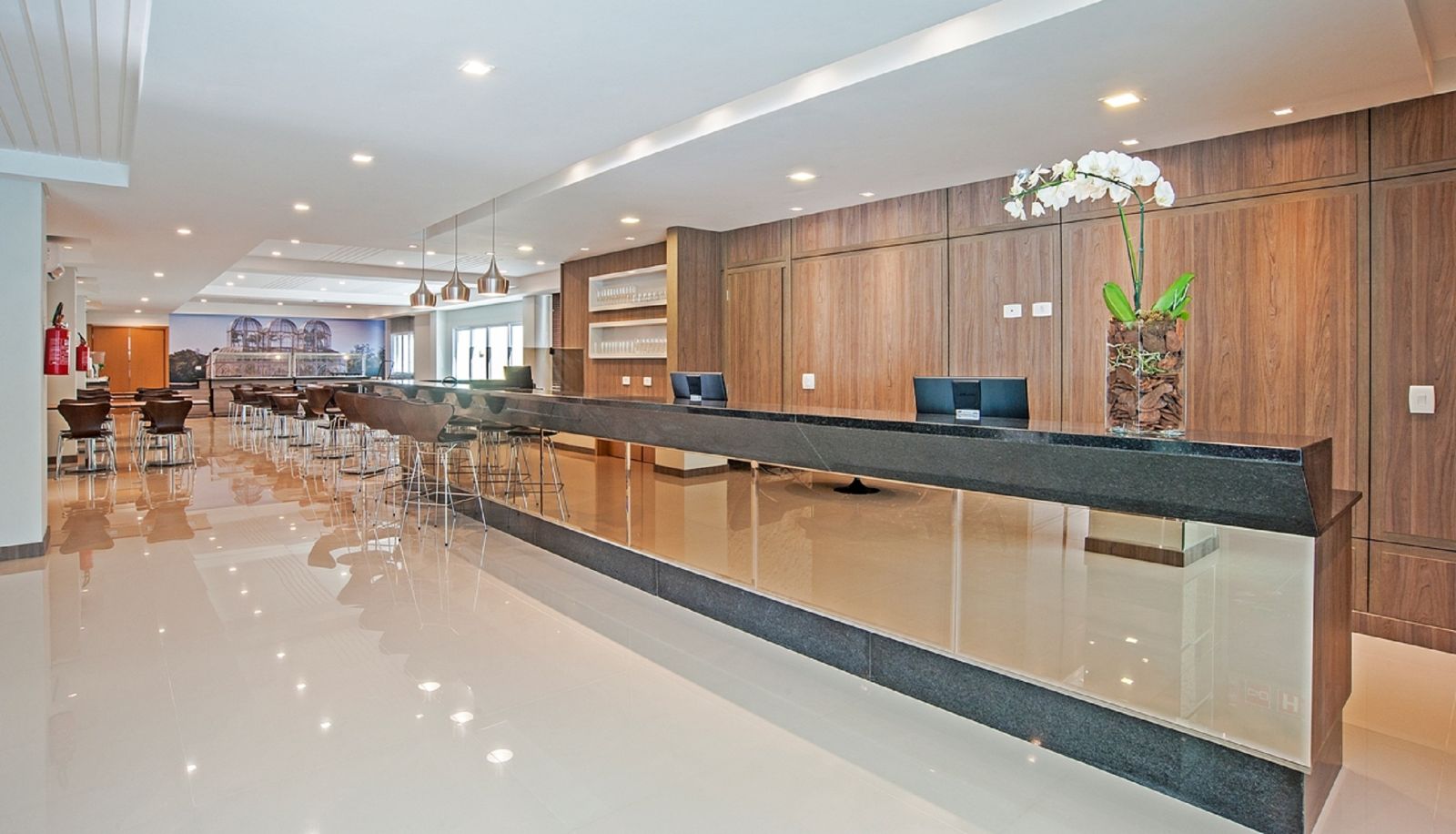 Recepción - Slim Hotel Curitiba Av. das Torres by Slaviero Hoteis