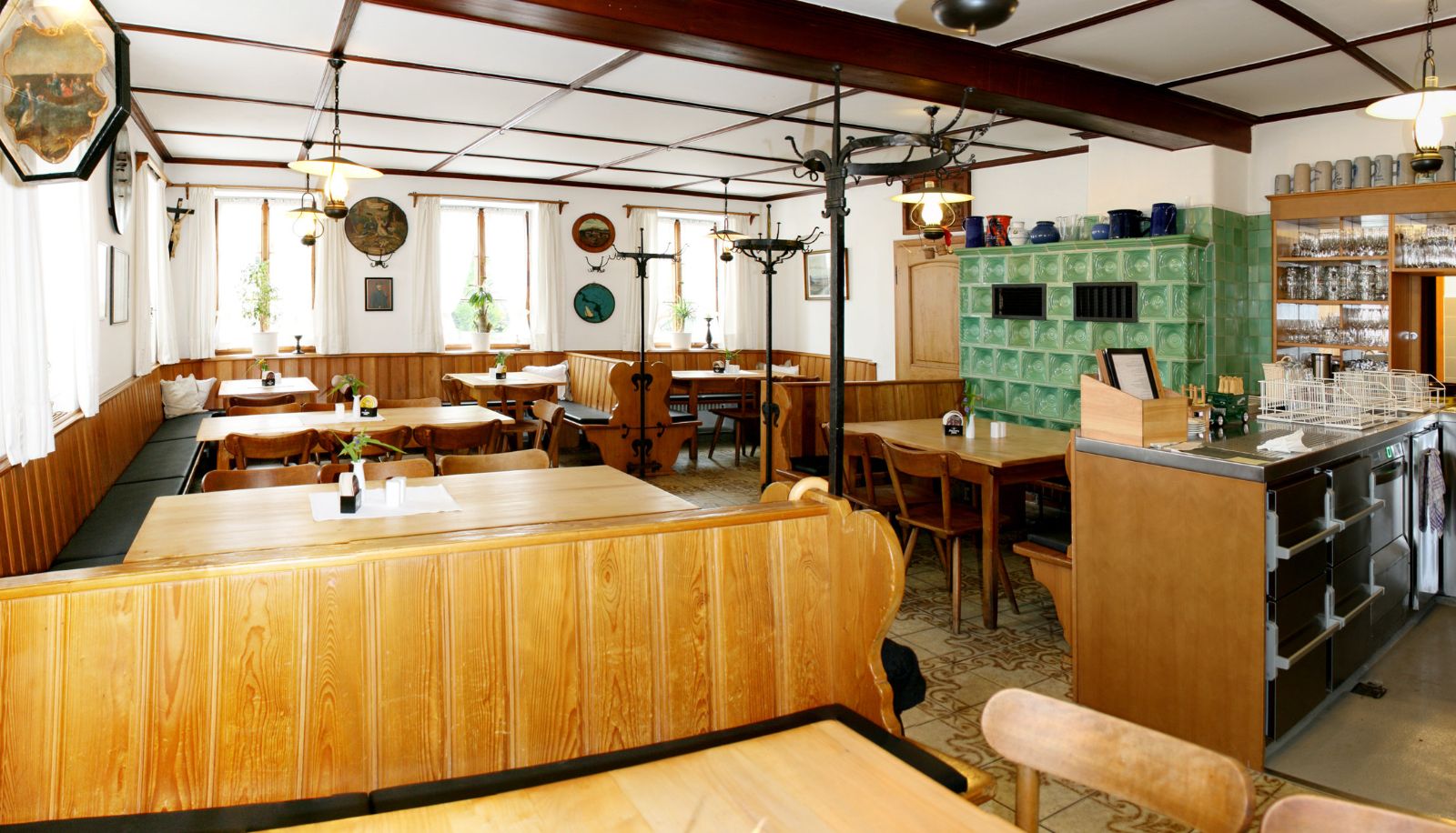 Sala prima colazione all'interno del ristorante - Gasthof Unterbräu